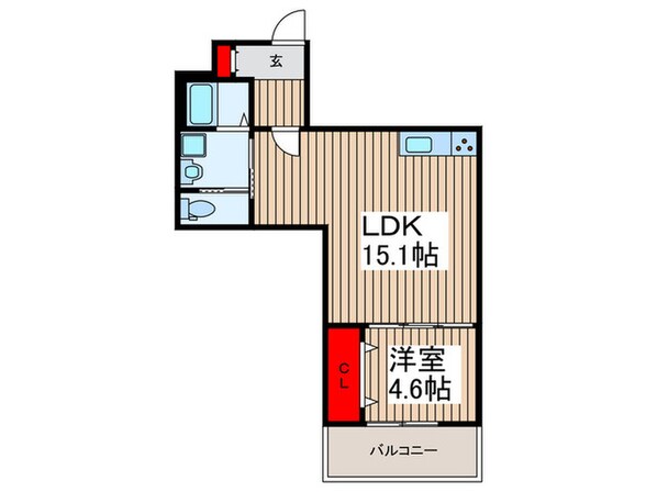 Impleos朝霞根岸台の物件間取画像